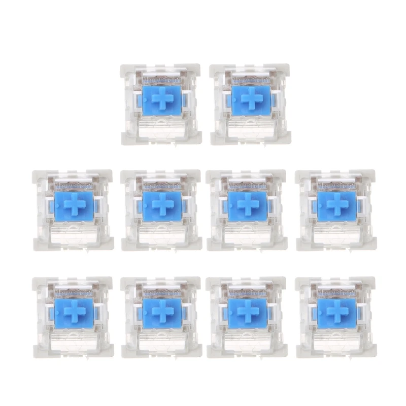 10Pcs 3 Pin Mechanical Keyboard Switch Blue for Cherry MX Keyboard Tester Kit
10Pcs 3 Pin Mechanical Keyboard Switch Blue for Cherry MX Keyboard Tester Kit
