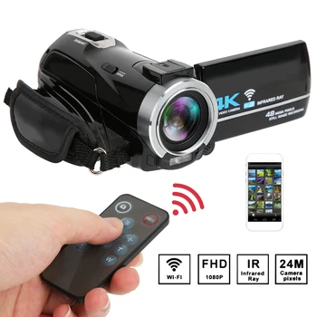 4K Wifi Camcorder Vlog Camera 16x Digital Zoom HD Infrared Night Vision Digital Video Camera with Microphone Remote Control
4K Wifi Camcorder Vlog Camera 16x Digital Zoom HD Infrared Night Vision Digital Video Camera with Microphone Remote Control