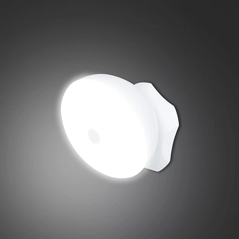 360 ° умный датчик движения ночная лампа светодиодный аккумулятор AAA и USB зарядка