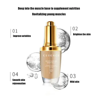 E Gold Caviar Revitalizing Liquid 30 ml Moisturizing Brightening Liquid Foundation Lock Water Moisturizing Face Skin Care
E Gold Caviar Revitalizing Liquid 30 ml Moisturizing Brightening Liquid Foundation Lock Water Moisturizing Face Skin Care