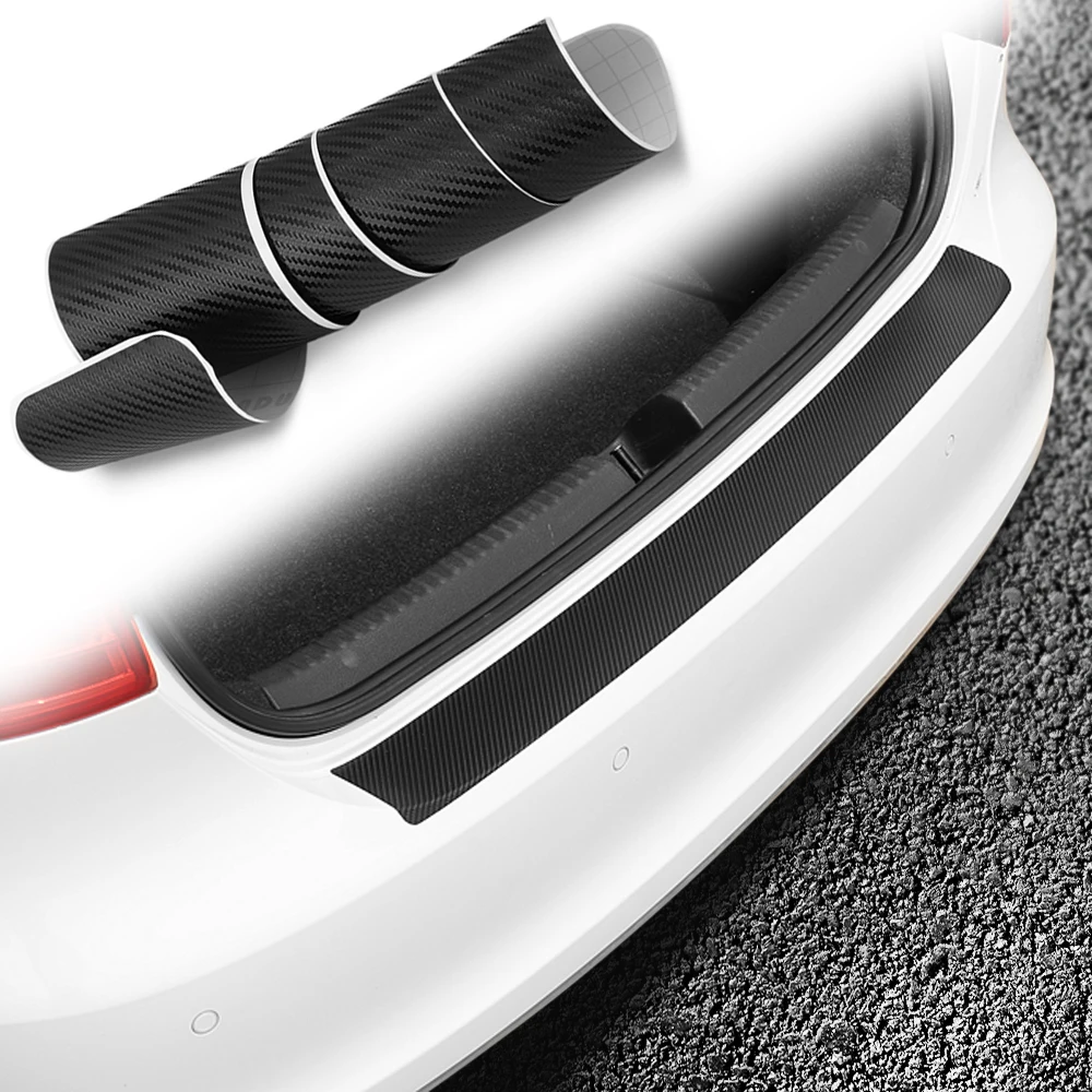 Автомобильная отделка багажника Автомобильный задний бампер Защитная Наклейка
