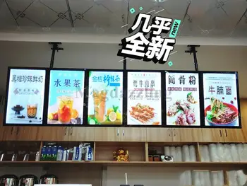 6Units 500MMX700MM Balck Magnetic Aluminum Frame LED Illuminated Menu Panels,Restaurant Indoor LED Menu Lightboxes
6Units 500MMX700MM Balck Magnetic Aluminum Frame LED Illuminated Menu Panels,Restaurant Indoor LED Menu Lightboxes