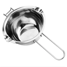 400ml/600ml Chocolate Melting Pot 304 Stainless Steel Cheese Butter Universal Melting Pot Fondant Caramel Heating Baking Tools 400ml/600ml Chocolate Melting Pot 304 Stainless Steel Cheese Butter Universal Melting Pot Fondant Caramel Heating Baking Tools
