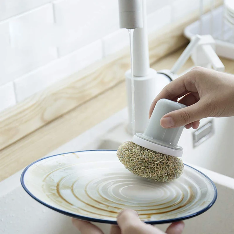 Household Nano-fiber Cleaner Brush Detachable Durable Dish Washing Brush Bowl Pot Pan Wash Cleaning Ball Kitchen Accessories
Household Nano-fiber Cleaner Brush Detachable Durable Dish Washing Brush Bowl Pot Pan Wash Cleaning Ball Kitchen Accessories