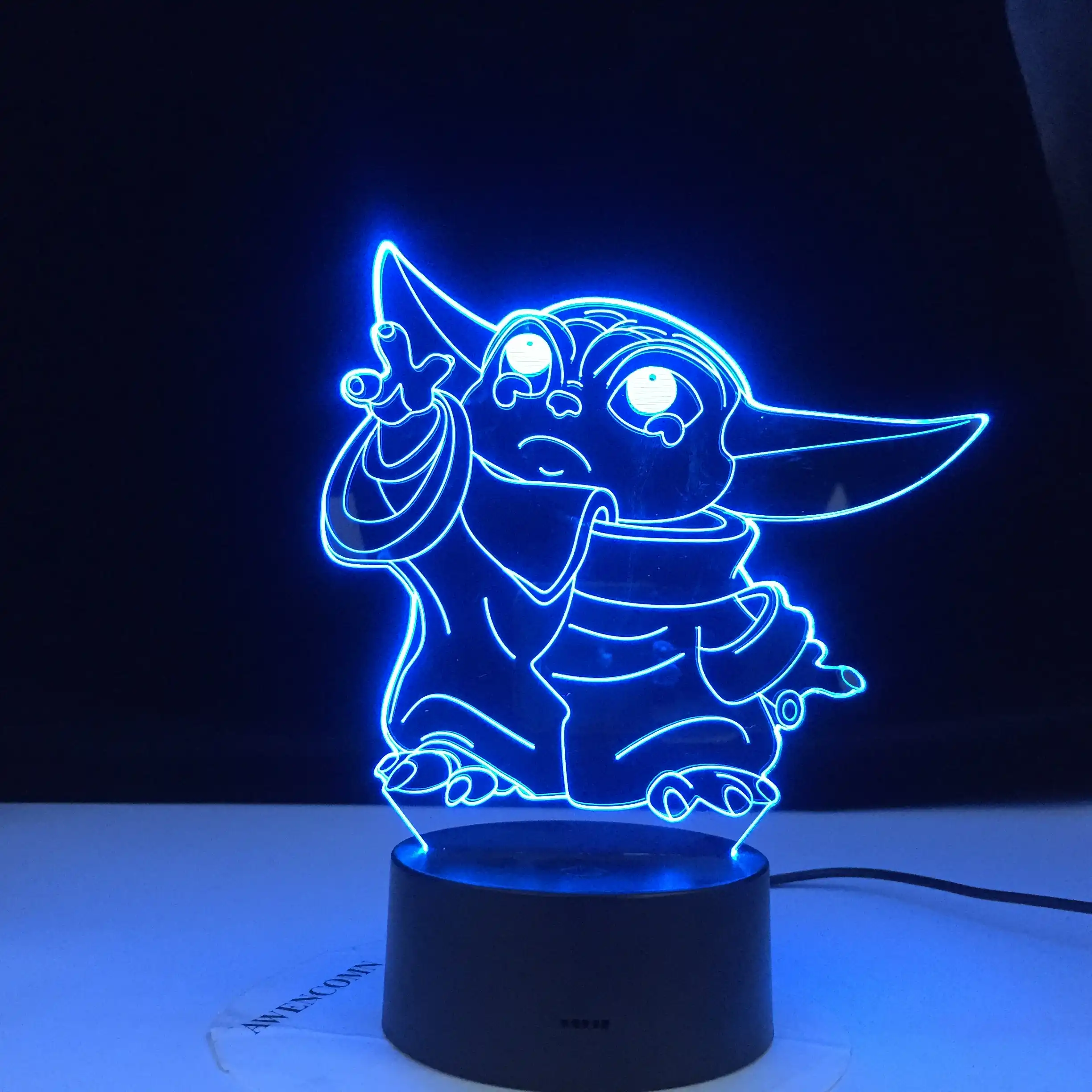 one piece 3d led night light 7 color changing lamp luffy zoro