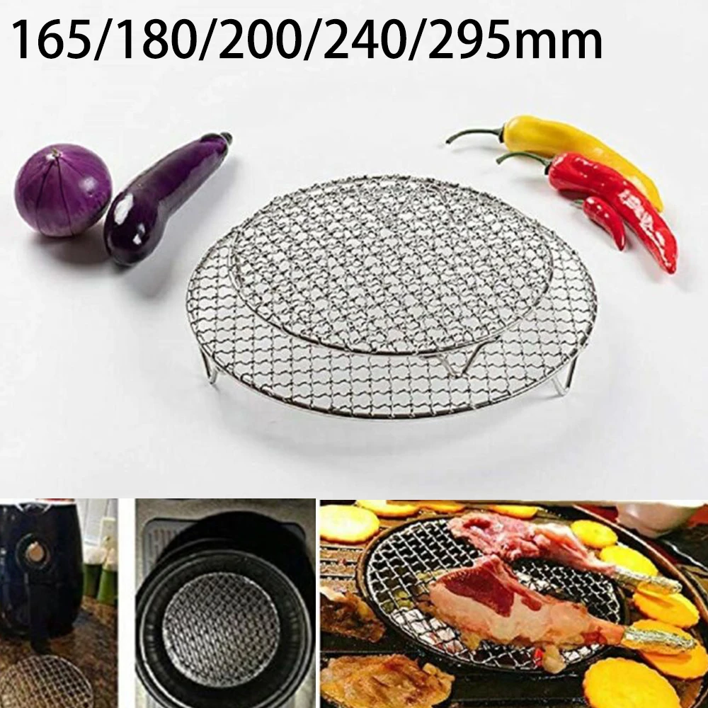 Stainless Steel Round Bbq Net With Foot Barbecue Grill Meshes Cooling Rack Steam Baking Rack For Outdoor Camping Barbecue Stand
Stainless Steel Round Bbq Net With Foot Barbecue Grill Meshes Cooling Rack Steam Baking Rack For Outdoor Camping Barbecue Stand