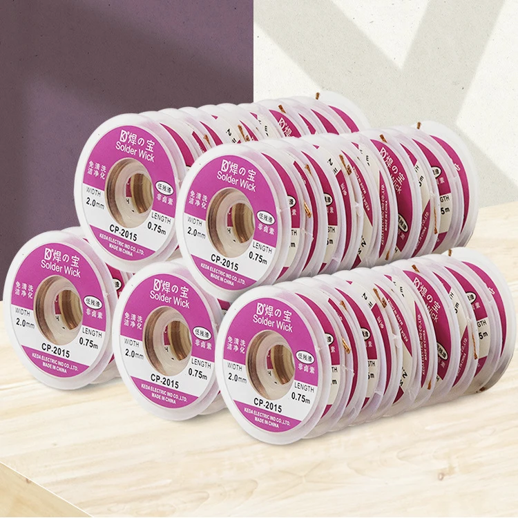 10 Pcs/lot Tin-absorption Line CP-2015 No-clean Tin-removal 1.5 Meter Repair Desoldering Tin-absorption Tape Tin Wire
10 Pcs/lot Tin-absorption Line CP-2015 No-clean Tin-removal 1.5 Meter Repair Desoldering Tin-absorption Tape Tin Wire