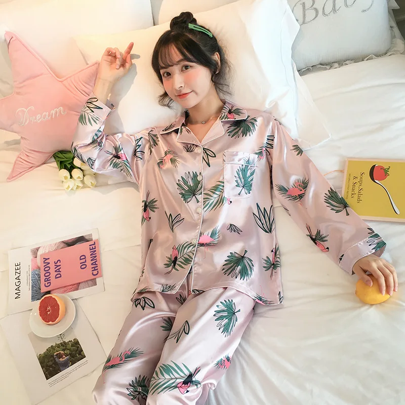 Pajamas Women's Spring And Autumn Viscose Long Sleeve Cute Japanese Banana Leaf Two-Piece Set Sweet Korean-style Students Thin H
Pajamas Women's Spring And Autumn Viscose Long Sleeve Cute Japanese Banana Leaf Two-Piece Set Sweet Korean-style Students Thin H