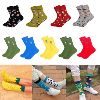 LIONZONE Novelty Women Socks Fruit Pineapple Peach AB Asymmetric Fun Pattern Funny Cute Kawaii Vintage Socks
LIONZONE Novelty Women Socks Fruit Pineapple Peach AB Asymmetric Fun Pattern Funny Cute Kawaii Vintage Socks