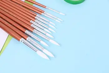 12pc Fine Red Pearl Wooden Paint Acrylic Watercolor Oil Painting Artists Brushes
12pc Fine Red Pearl Wooden Paint Acrylic Watercolor Oil Painting Artists Brushes