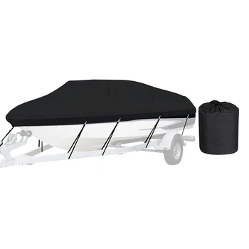 Trailerable Boat Cover,210D Heavy Duty Waterproof UV Resistant Marine Grade Polyester Fits V-Hull,TRI-Hull(14-16Ft)
Trailerable Boat Cover,210D Heavy Duty Waterproof UV Resistant Marine Grade Polyester Fits V-Hull,TRI-Hull(14-16Ft)