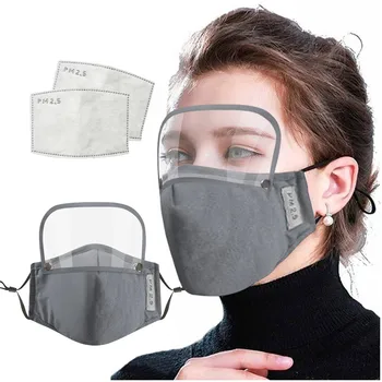 1PC Mask+2PC Filters Adults Washable Reusable Face Mask With Filter Detachable Eye Shield Facial Mask Face Shield Mouth-muffle
1PC Mask+2PC Filters Adults Washable Reusable Face Mask With Filter Detachable Eye Shield Facial Mask Face Shield Mouth-muffle