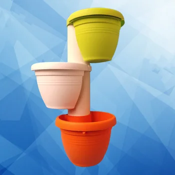 3 Pcs Drain Pipe Flower Pots Tubs Gutter Downspout Flowerpot for Plants and Flowers (Size S)
3 Pcs Drain Pipe Flower Pots Tubs Gutter Downspout Flowerpot for Plants and Flowers (Size S)