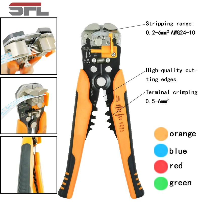 3 in 1 Multi tool Automatic Adjustable Crimping Tool Cable Wire Stripper Cutter Peeling Pliers D1 repair tools diagnostic-tool
3 in 1 Multi tool Automatic Adjustable Crimping Tool Cable Wire Stripper Cutter Peeling Pliers D1 repair tools diagnostic-tool