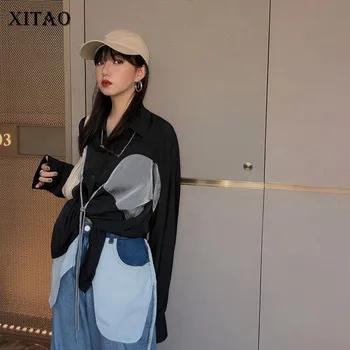 XITAO Patchwork Hit Color Irregular Blouses Women 2020 Summer Tide Fashion New Style Draped Long Sleeve Turn Down Collar DMY4221
XITAO Patchwork Hit Color Irregular Blouses Women 2020 Summer Tide Fashion New Style Draped Long Sleeve Turn Down Collar DMY4221