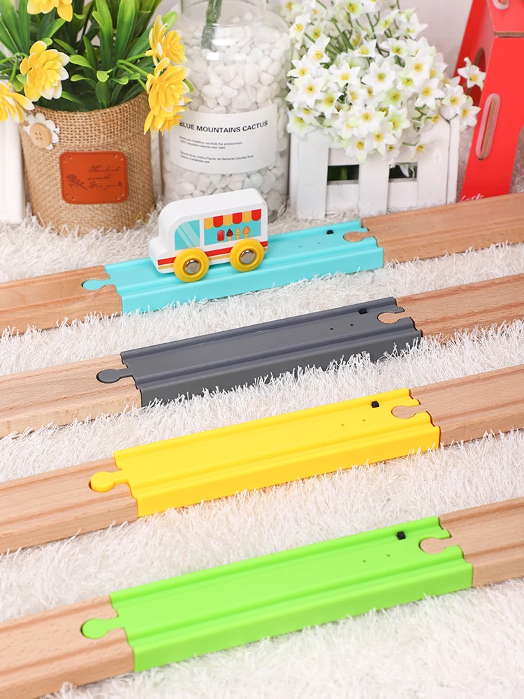 Vocal Track Trap Touch Compatible Wooden Train Track All Brands Trains Toy Simulation Train Sound Track Accessories Railway
Vocal Track Trap Touch Compatible Wooden Train Track All Brands Trains Toy Simulation Train Sound Track Accessories Railway