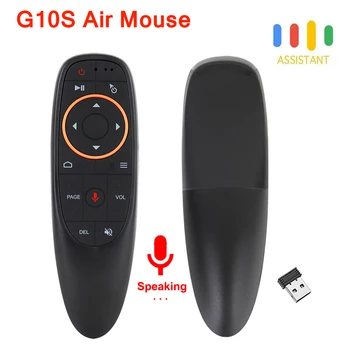 G10 Air Mouse Smart Voice G10S PRO Remote Control with USB 2.4GHz Wireless 6 Axis Gyroscope Microphone IR For PC Android tv Box
G10 Air Mouse Smart Voice G10S PRO Remote Control with USB 2.4GHz Wireless 6 Axis Gyroscope Microphone IR For PC Android tv Box