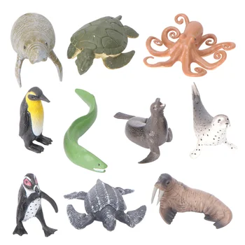 1 Set 10pcs Marine Animal Model Mini Plastic Durable Decorative Lifelike Sea Animal Toy for Children
1 Set 10pcs Marine Animal Model Mini Plastic Durable Decorative Lifelike Sea Animal Toy for Children