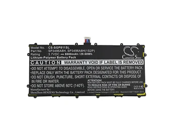 Cameron Sino SP3496A8H SP3496A8H(1S2P) Battery for Google Nexus 10 Samsung GT-P8110 GTP8110-HA32ARB 8000mAh
Cameron Sino SP3496A8H SP3496A8H(1S2P) Battery for Google Nexus 10 Samsung GT-P8110 GTP8110-HA32ARB 8000mAh