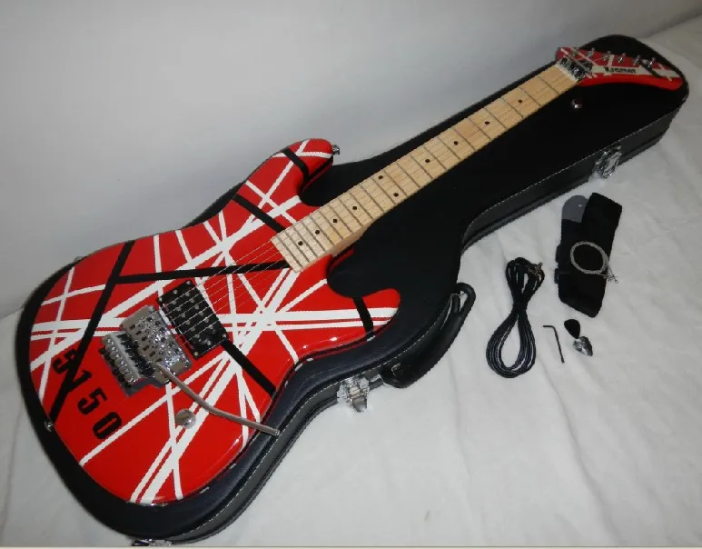 Free shipping Wholesale 6 Strings kramer EVH 5150 RED EVH series ARI tremolo Electric guitar with hard case
Free shipping Wholesale 6 Strings kramer EVH 5150 RED EVH series ARI tremolo Electric guitar with hard case