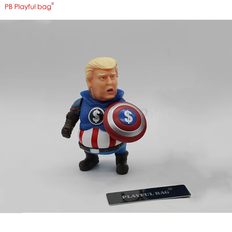 Trump Cosplay PVC action figure Novelty action figure Super Hero collections Children doll toy Christmas gifts