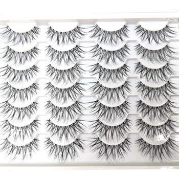14 pair handmade Transparent Stem False Eyelashes Soft Cross Natural Long Eye Lashes Daily Makeup Tools Art Thick Fake Eyelashe
14 pair handmade Transparent Stem False Eyelashes Soft Cross Natural Long Eye Lashes Daily Makeup Tools Art Thick Fake Eyelashe