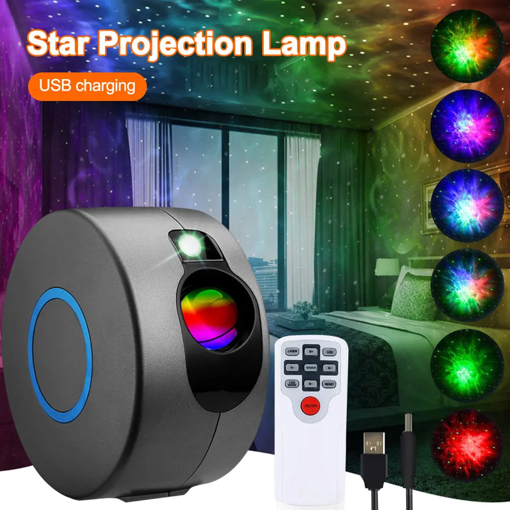 Galaxy Starry Sky Projector Rotating Water Waving Night Light Wireless Remote Control Led Colorful Nebula Cloud Lamp Kids Gift
Galaxy Starry Sky Projector Rotating Water Waving Night Light Wireless Remote Control Led Colorful Nebula Cloud Lamp Kids Gift