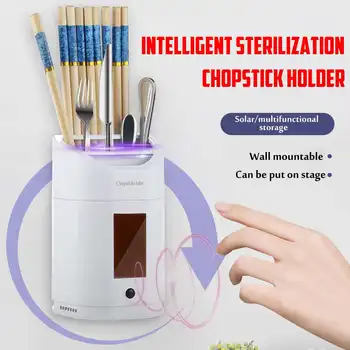 UV Intelligent Disinfection Chopstick Holder Chopsticks Forks Smart Sterilization Storage Tableware Storage Box Solar charging
UV Intelligent Disinfection Chopstick Holder Chopsticks Forks Smart Sterilization Storage Tableware Storage Box Solar charging