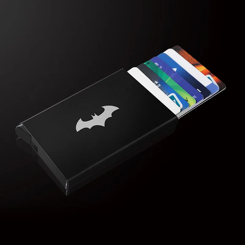 Aluminium Alloy Card Holder Batman Style Credit Card Holder Automatic Pop Card Case Card Holder Wallet Car Accessories
Aluminium Alloy Card Holder Batman Style Credit Card Holder Automatic Pop Card Case Card Holder Wallet Car Accessories