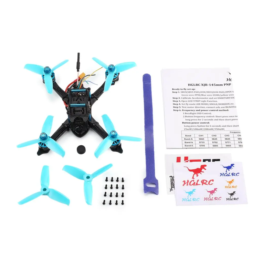 HGLRC XJB 145 145mm Micro Mini Brushless RC Racing Quadcopter Drone Aircraft with 5.8G FPV CCD VTX/F4 FC with OSD PNP
HGLRC XJB 145 145mm Micro Mini Brushless RC Racing Quadcopter Drone Aircraft with 5.8G FPV CCD VTX/F4 FC with OSD PNP