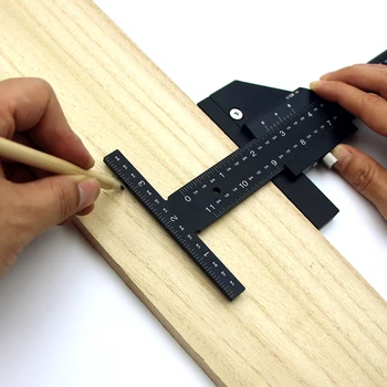 Multifunction Inch MM Woodworking Scriber Gauge Aluminum Steel Measuring Marking Framing Ruler Tool for Carpentry Tools Kit Set
Multifunction Inch MM Woodworking Scriber Gauge Aluminum Steel Measuring Marking Framing Ruler Tool for Carpentry Tools Kit Set