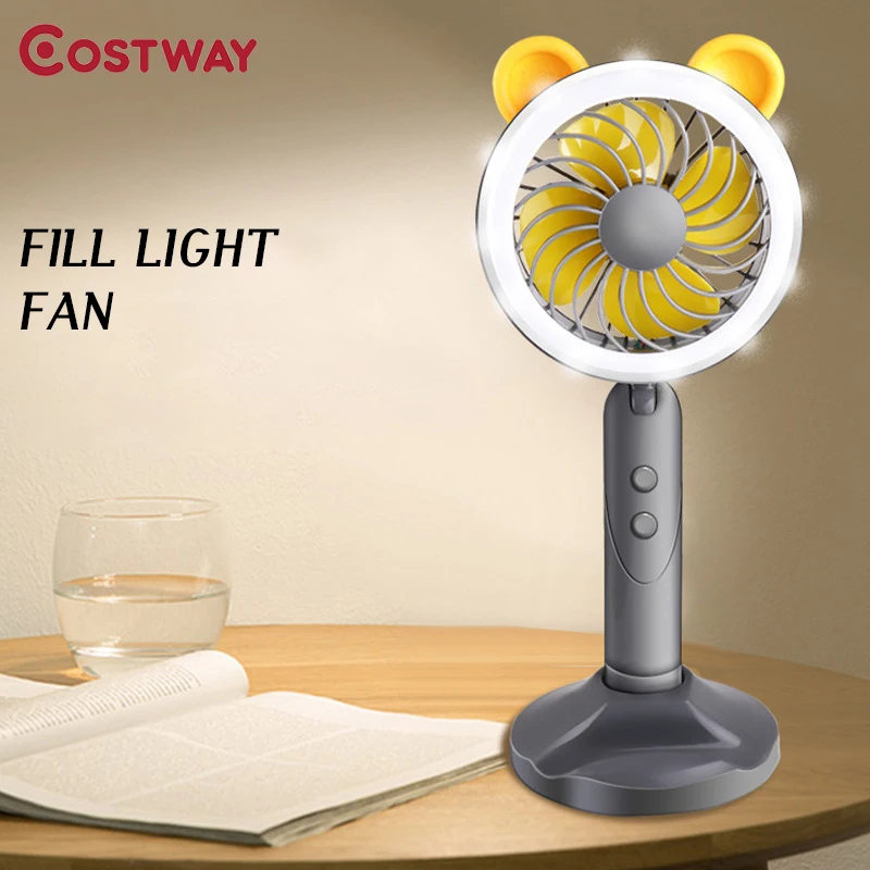 COSTWAY Portable Handheld Silent Kawaii Small Fan Usb Rechargeable Room Home Air Cooler Mini Fan Desktop Outdoor With Bracket
COSTWAY Portable Handheld Silent Kawaii Small Fan Usb Rechargeable Room Home Air Cooler Mini Fan Desktop Outdoor With Bracket