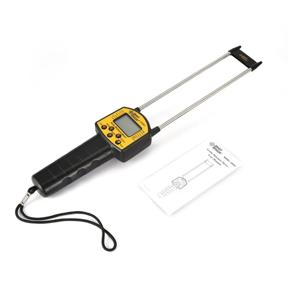 Smart Sensor AR991 Digital Grain Moisture Meter for Corn Wheat Rice Bean Peanut Grain Measurement Moisture Tester
Smart Sensor AR991 Digital Grain Moisture Meter for Corn Wheat Rice Bean Peanut Grain Measurement Moisture Tester