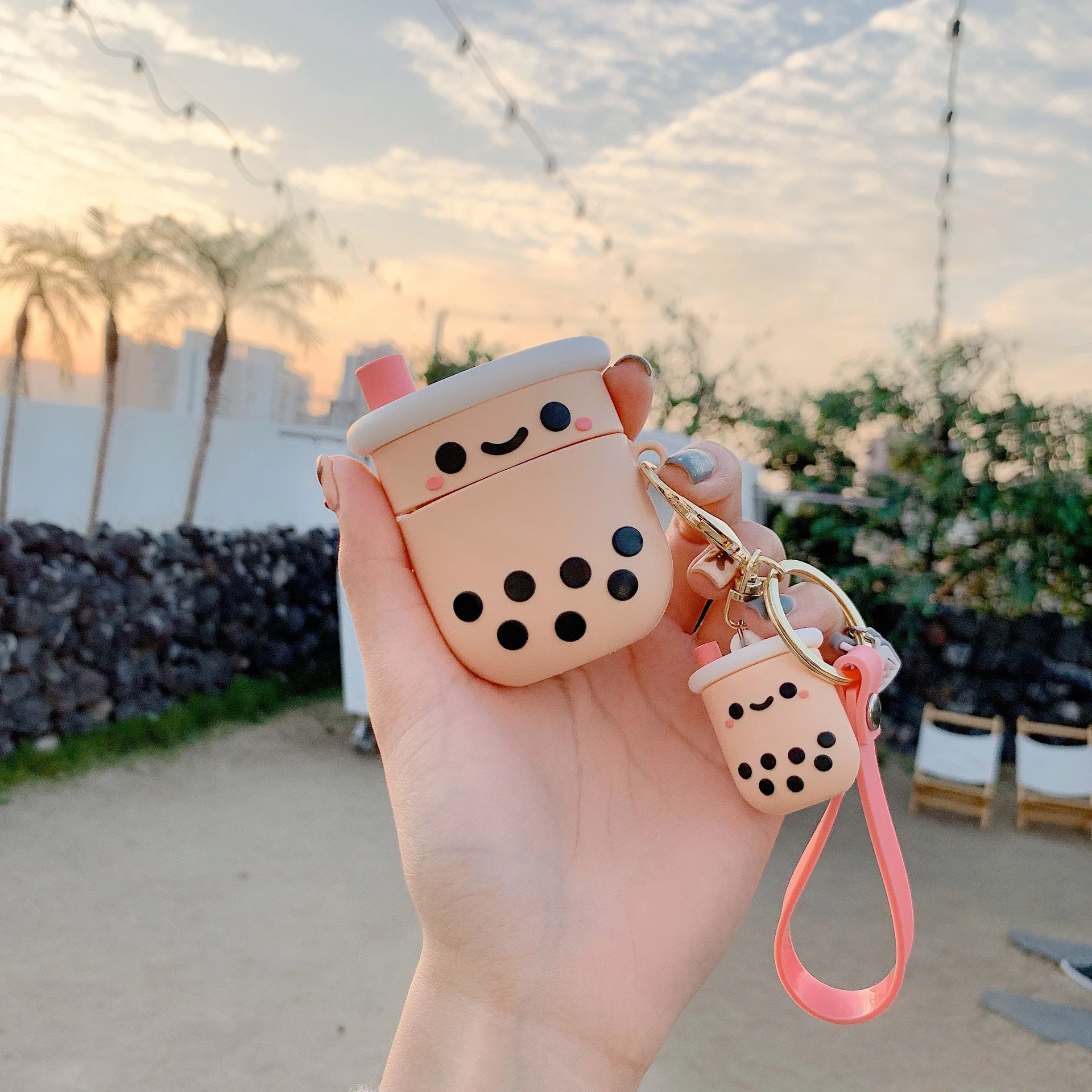 2020 Hot Sale Silicone Pearl Milk Tea Cute Keychain Kawaii Ladies Girls Bag Car Airpods Charm Accessories Gift Key Ring Best
2020 Hot Sale Silicone Pearl Milk Tea Cute Keychain Kawaii Ladies Girls Bag Car Airpods Charm Accessories Gift Key Ring Best