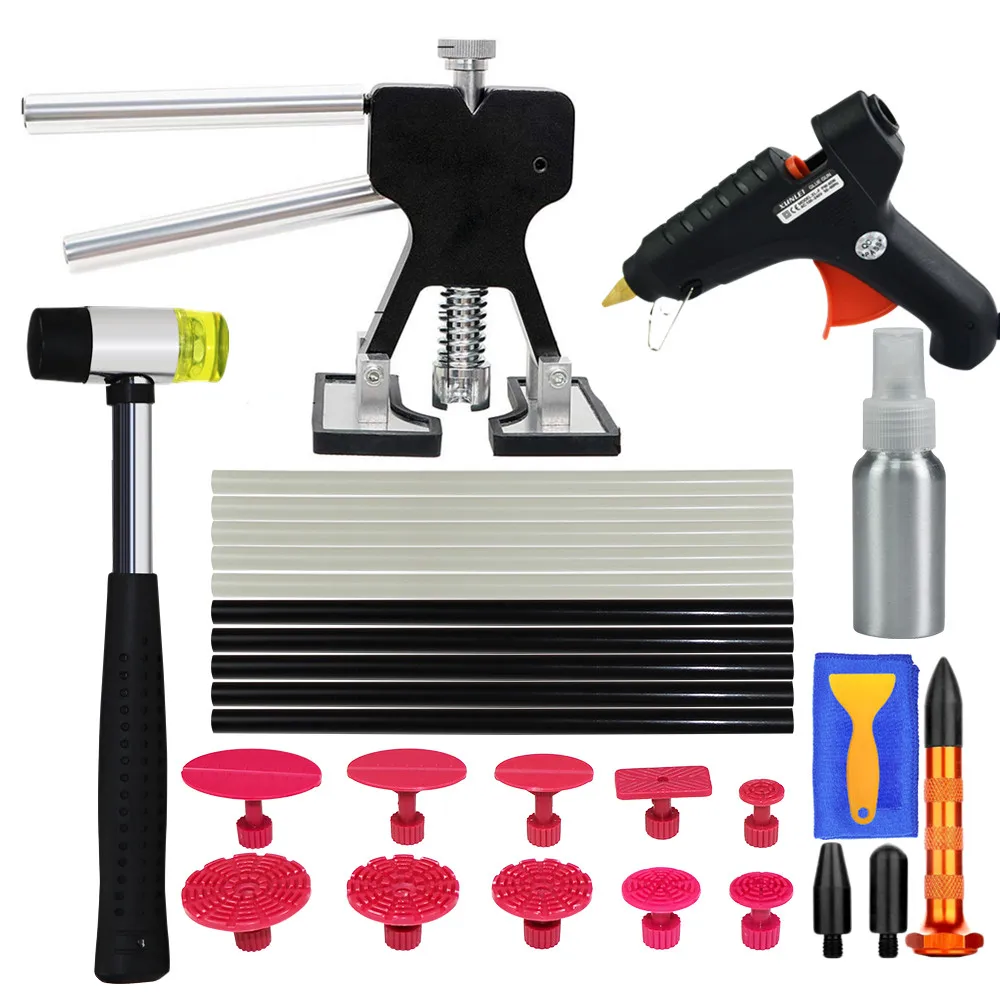 Paintless Dent Repair Tool Auto Dent Glue Puller Car Body Dent Damage Repair Pulling bridge hammer PDR tools for auto body
Paintless Dent Repair Tool Auto Dent Glue Puller Car Body Dent Damage Repair Pulling bridge hammer PDR tools for auto body