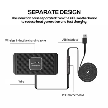 5W / 7.5W / 10W C1 Car Qi Wireless Charger Pad Fast Charging Dock Station Mat Car Dashboard Holder Stand for iPhone X R
5W / 7.5W / 10W C1 Car Qi Wireless Charger Pad Fast Charging Dock Station Mat Car Dashboard Holder Stand for iPhone X R