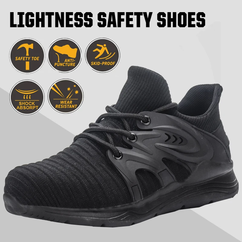Men Safety Shoes Steel Toe Lightweight Work Shoes Sneakers Working Safty Shoes Mens Workboots Indestructible Shoes
Men Safety Shoes Steel Toe Lightweight Work Shoes Sneakers Working Safty Shoes Mens Workboots Indestructible Shoes