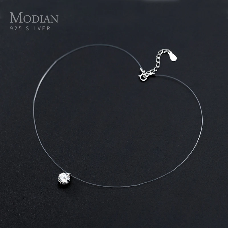 Modian Simple Round Clear CZ Pendant Choker Necklace for Women Classc Charm 925 Sterling Silver Geometric Design Party Jewelry
Modian Simple Round Clear CZ Pendant Choker Necklace for Women Classc Charm 925 Sterling Silver Geometric Design Party Jewelry