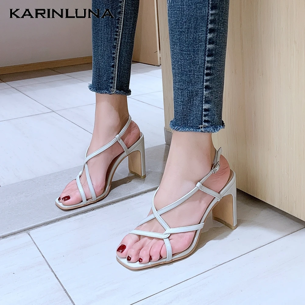 Karinluna New Arrival High Heels Narrow Band Party Summer Women Shoes Sandals 
Karinluna New Arrival High Heels Narrow Band Party Summer Women Shoes Sandals