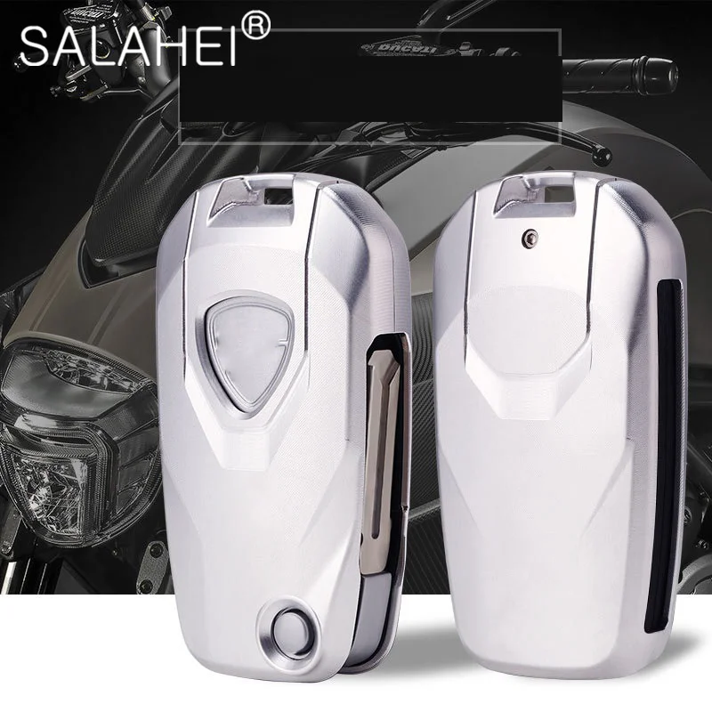Aluminum Alloy Key Cover Smart Remote Control Motorcycle Key Case Holder For Ducati MTS1200 Xdiiavel 2016 2017 2018 Accessories
Aluminum Alloy Key Cover Smart Remote Control Motorcycle Key Case Holder For Ducati MTS1200 Xdiiavel 2016 2017 2018 Accessories