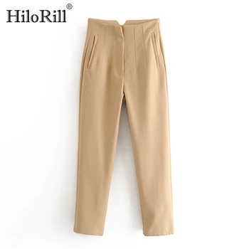 Solid Women Harem Pants Pleated High Waist Fashion Trousers Lady Pockets Full Length Work Office Bottoms Woman Pantalon Femme
Solid Women Harem Pants Pleated High Waist Fashion Trousers Lady Pockets Full Length Work Office Bottoms Woman Pantalon Femme