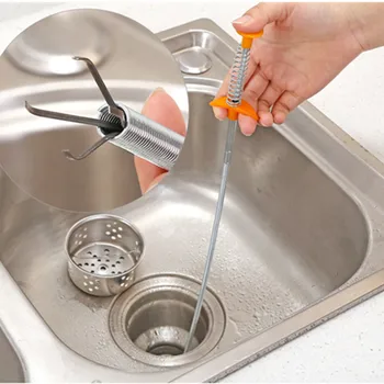 Sewers Dredge Spring Clip Manual picker Pipeline Tool Household Kitchen Bathroom Debris Blockades Hair Sink Pipe Cleaning Hook
Sewers Dredge Spring Clip Manual picker Pipeline Tool Household Kitchen Bathroom Debris Blockades Hair Sink Pipe Cleaning Hook