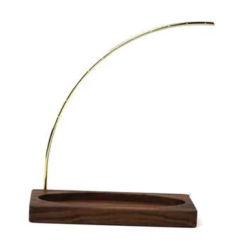 Brief Solid Wood Metal Earrings Display Holder Chain Necklace Pendant Display Stand Jewelry Showcase
Brief Solid Wood Metal Earrings Display Holder Chain Necklace Pendant Display Stand Jewelry Showcase