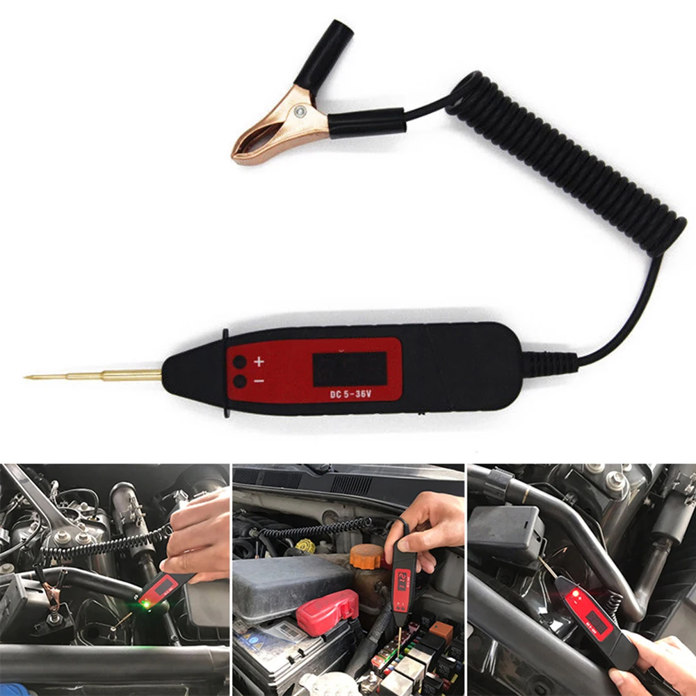 Probe Detector NonContact Tester 5-36V Car LCD Digital Electric Voltage Power Test Pen LED Light For Car Voltage Measuring Tool
Probe Detector NonContact Tester 5-36V Car LCD Digital Electric Voltage Power Test Pen LED Light For Car Voltage Measuring Tool