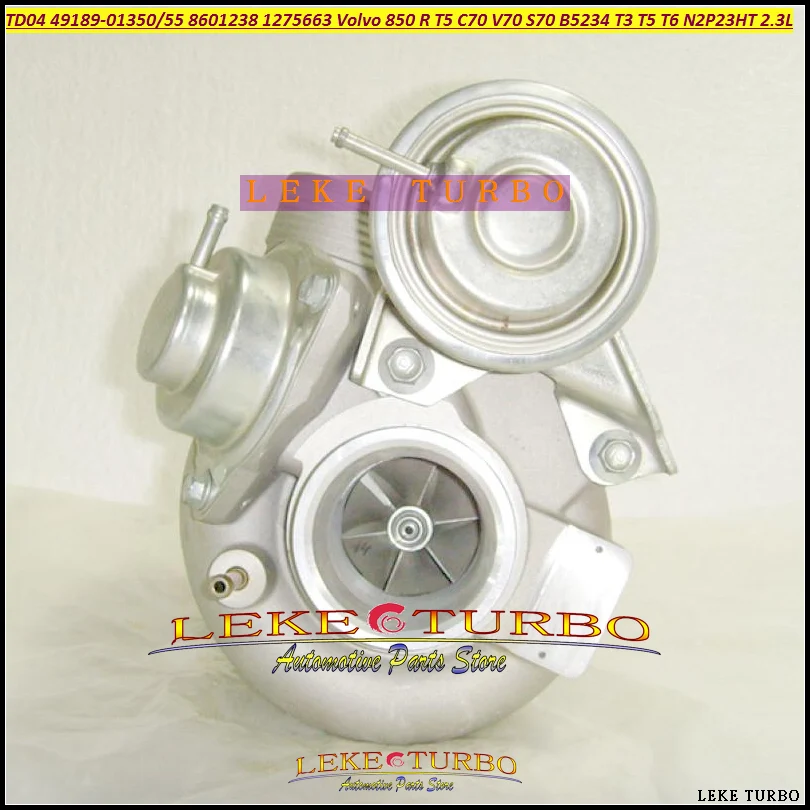 Turbo TD04 49189-01350 49189-01355 8601238 1275663 For Volvo 850 R T5 C70 V70 S70 B5234 T3 T5 T6 N2P23HT 2.3L