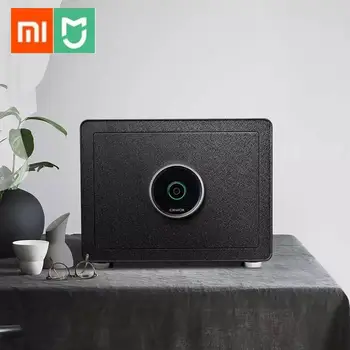 Xiaomi CRMCR Fingerprint Safe Deposit Box 3D Capacitive Fingerprint Unlock Remote Alarm Home office intelligent control Deposit
Xiaomi CRMCR Fingerprint Safe Deposit Box 3D Capacitive Fingerprint Unlock Remote Alarm Home office intelligent control Deposit