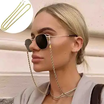 Fashion Reading Glasses Chain for Women Metal Sunglasses Cords Eyeglass Lanyard Hold Straps Eyewear Retainer
Fashion Reading Glasses Chain for Women Metal Sunglasses Cords Eyeglass Lanyard Hold Straps Eyewear Retainer