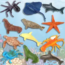 Mini Simulation Ocean Animal Model Shark Whale Dolphin Ray Action Figures Early Educational Toy For Children
Mini Simulation Ocean Animal Model Shark Whale Dolphin Ray Action Figures Early Educational Toy For Children