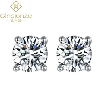 Cinsionze D Color Moissanite Earrings Sterling Four-Claw Silver Studs Women Fine Jewelry Gifts for Girl Earrings for Women
Cinsionze D Color Moissanite Earrings Sterling Four-Claw Silver Studs Women Fine Jewelry Gifts for Girl Earrings for Women