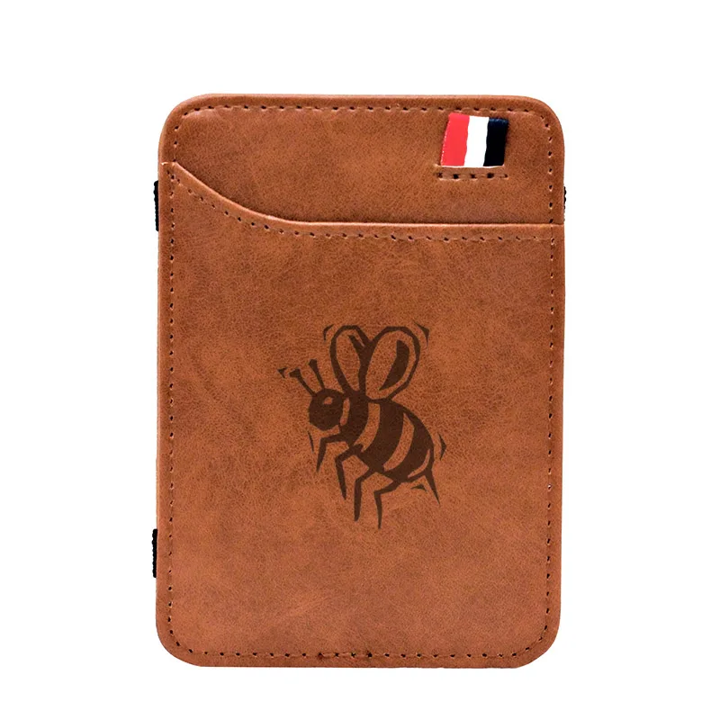 New Arrival Bee Design Leather Charm Magic Wallets High Quality Short Men Money Clips Card Purse Ultra Thin Cash Holder
New Arrival Bee Design Leather Charm Magic Wallets High Quality Short Men Money Clips Card Purse Ultra Thin Cash Holder